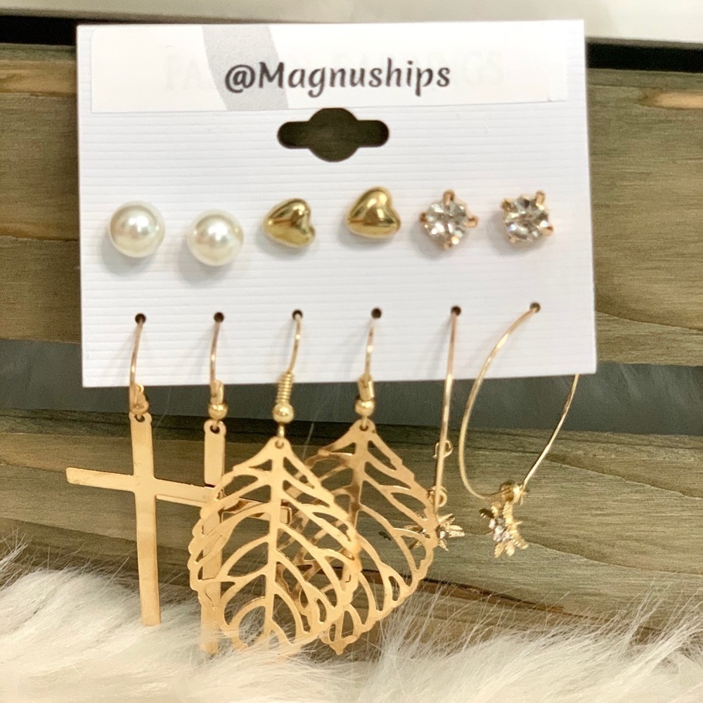 Assorted Multiple Earrings Set
